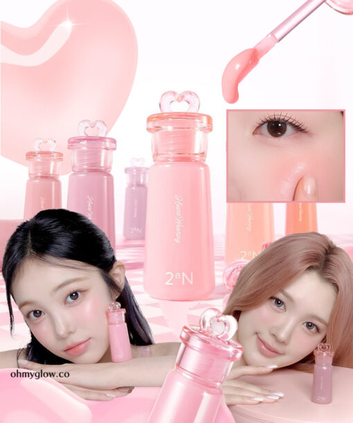 50%保濕精華~韓國 2aN X Hearts2Hearts Heart Wearing Liquid Cheek 保濕水亮胭脂液 - 8色選擇