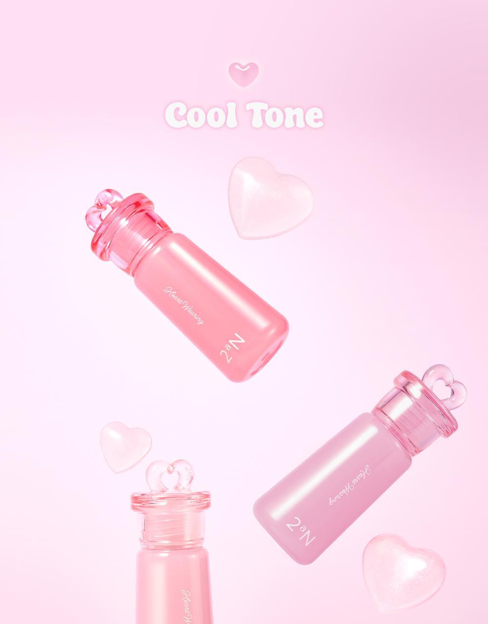 50%保濕精華～韓國 2aN X Hearts2Hearts Heart Wearing Liquid Cheek 保濕水亮胭脂液 - 8色選擇