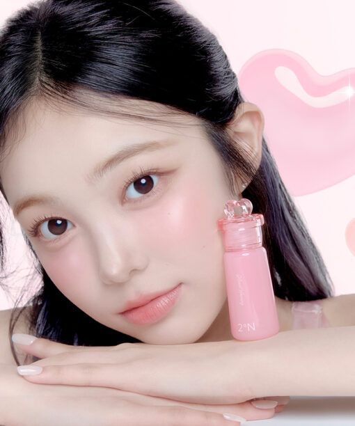 50%保濕精華～韓國 2aN X Hearts2Hearts Heart Wearing Liquid Cheek 保濕水亮胭脂液 - 8色選擇