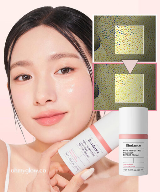 200小時保濕充電 底妝更貼服 【新升級】韓國 Biodance Pore Perfecting Collagen Peptide Cream 彈力收毛孔緊緻膠原蛋白胜肽面霜 - 50ml