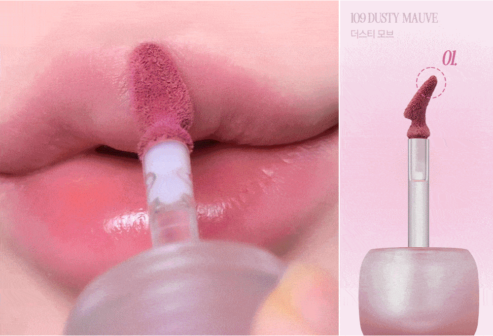 韓國 秋冬新色!Mauve Archiving系列 CLIO X 俞真 Volumate Gloss & Volumate Blur Tint 豐潤糖漿唇蜜(#201-209) & 立體柔焦霧面(#100-110) - 各5色選擇