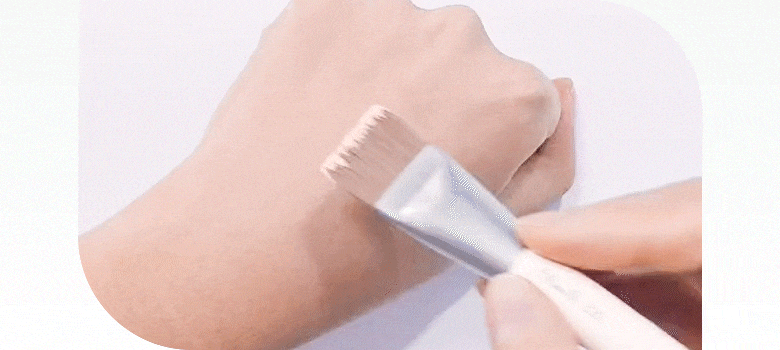 韓國 Fillimilli Sleek Fit Brush 830 & Puff Duo 薄透光滑底妝組合粉底掃+粉撲連收納袋套裝