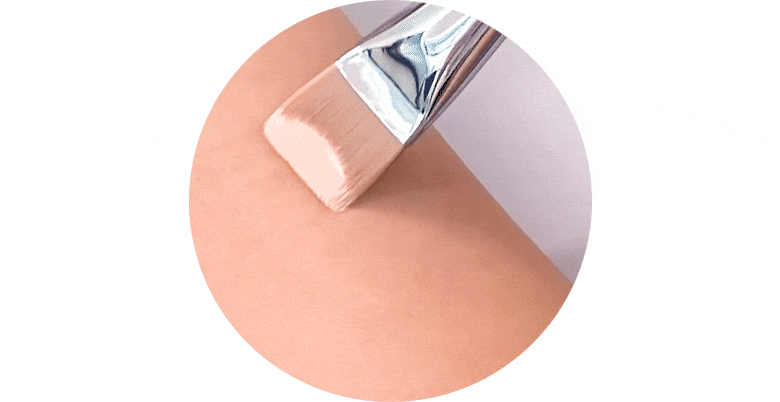 韓國 Fillimilli Sleek Fit Brush 830 & Puff Duo 薄透光滑底妝組合粉底掃+粉撲連收納袋套裝