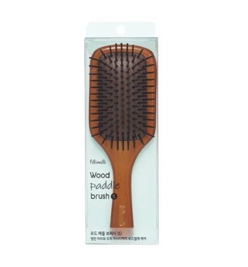 韓國 Fillimilli Wood Paddle Brush (S) 櫸木木質板梳