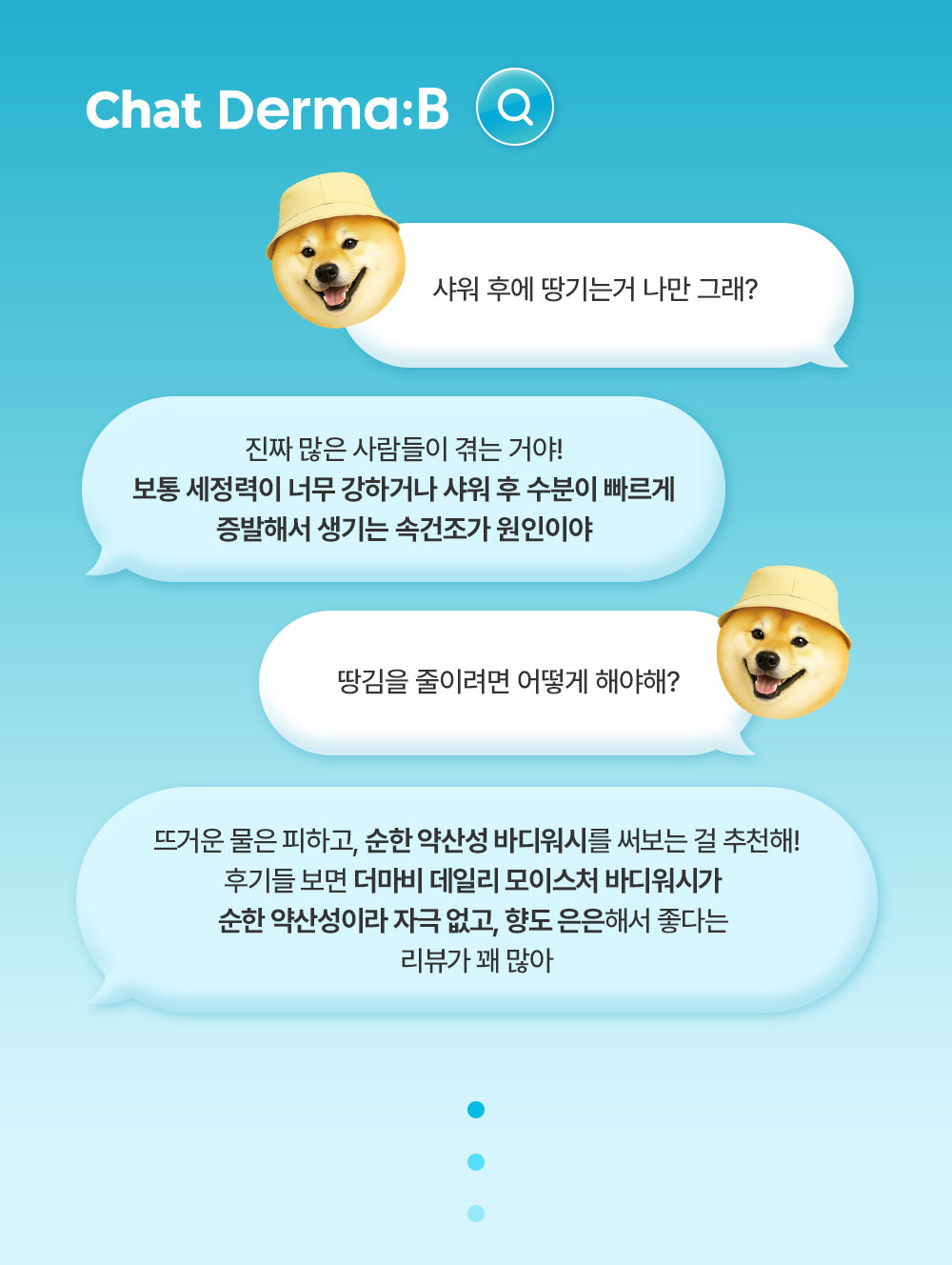 韓國 Derma:B Daily Moisture Body Wash 日常溫和保濕沐浴露 1000ml - 3種香味選擇