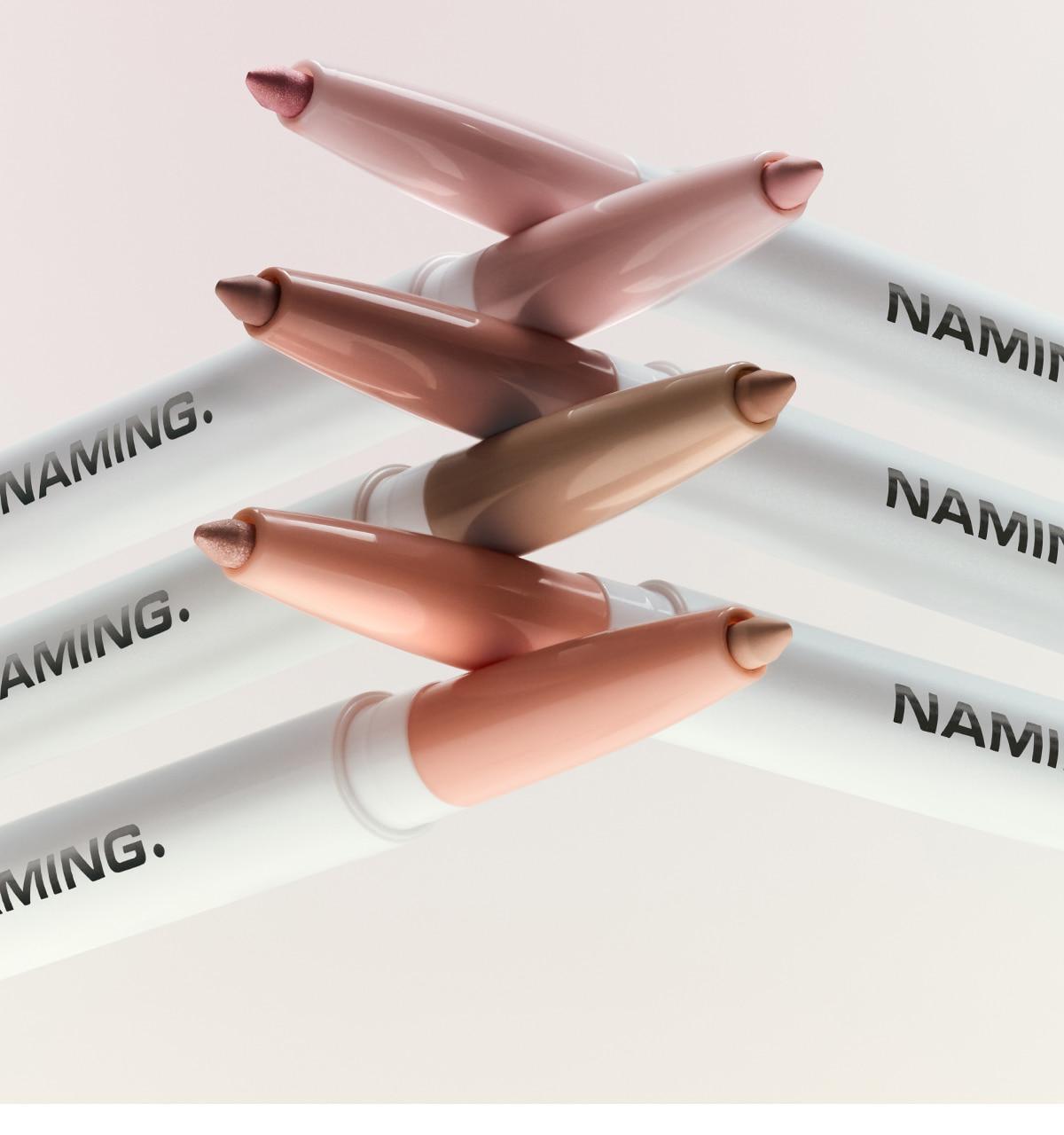 太妍同款愛用！韓國 Naming NM. Perfectail Eye Designing Pencil Dual Liner 完美立體眼型雙頭眼影臥蠶筆(打底＋閃亮) - 3色選擇