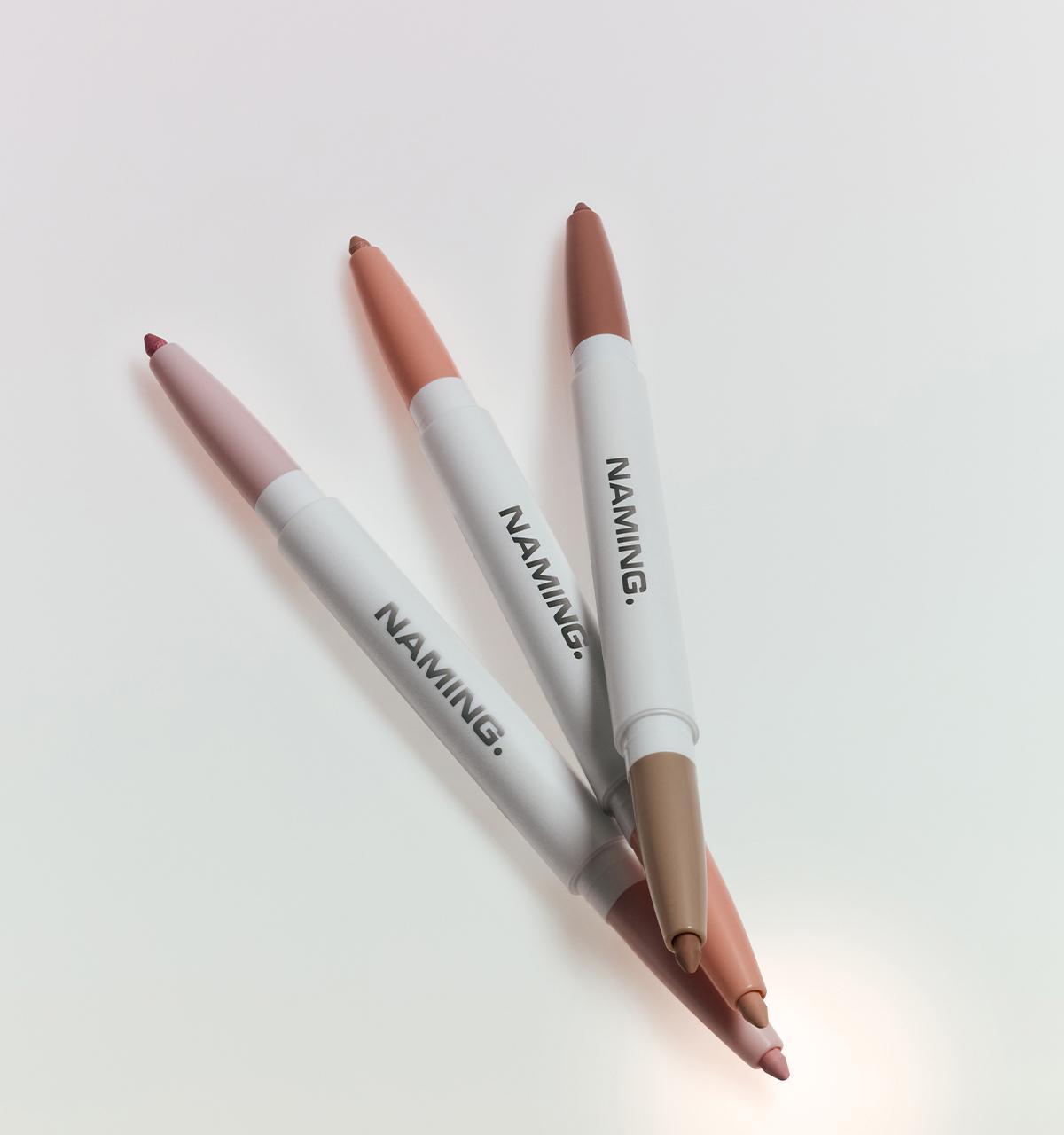 太妍同款愛用！韓國 Naming NM. Perfectail Eye Designing Pencil Dual Liner 完美立體眼型雙頭眼影臥蠶筆(打底＋閃亮) - 3色選擇