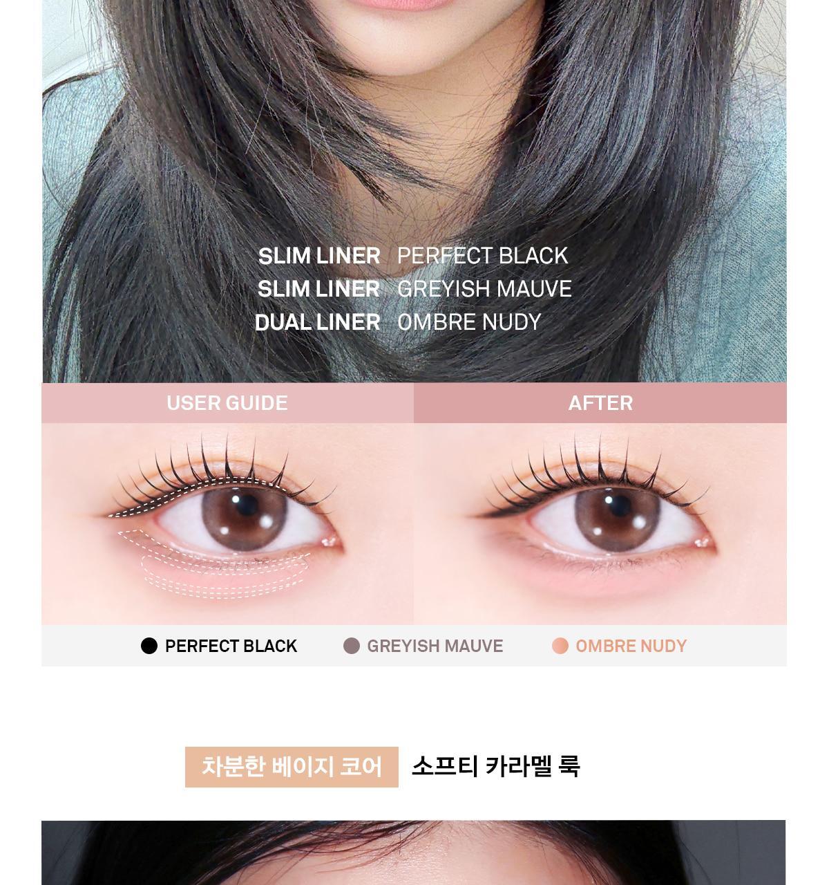 韓國 Naming X CHAEHEE共同研發 NM. Perfectail Eye Designing Pencil Slim Liner 完美立體眼型1mm精細斜角眼線筆(#01-06) – 6色選擇