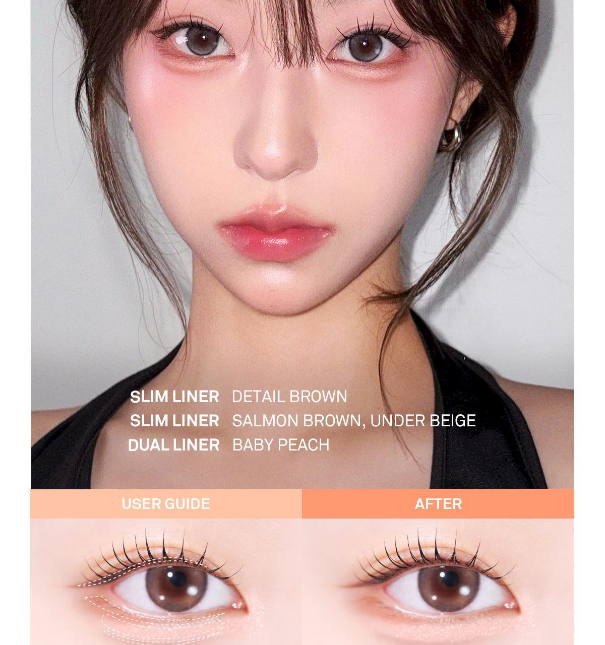 韓國 Naming X CHAEHEE共同研發 NM. Perfectail Eye Designing Pencil Slim Liner 完美立體眼型1mm精細斜角眼線筆(#01-06) – 6色選擇