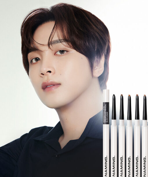 韓國 Naming X CHAEHEE共同研發 NM. Perfectail Eye Designing Pencil Slim Liner 完美立體眼型1mm精細斜角眼線筆(#01-06) – 6色選擇