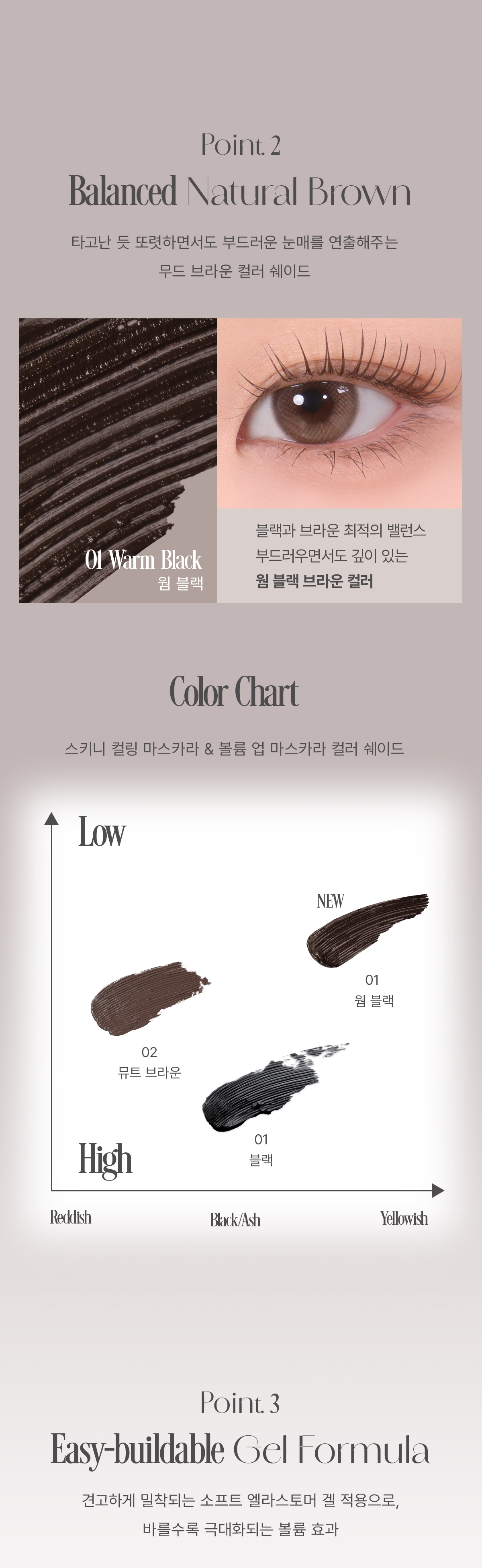 韓國 Mude Volume Up Skinny Mascara 極細豐盈濃密睫毛膏 #01 Warm Back Set + Shade Liner #01 Mocha 卧蠶陰影筆 1+1限量SET