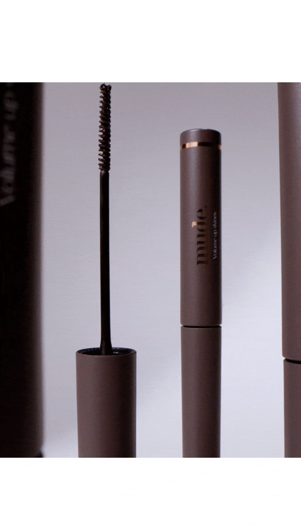 韓國 Mude Volume Up Skinny Mascara 極細豐盈濃密睫毛膏 #01 Warm Back Set + Shade Liner #01 Mocha 卧蠶陰影筆 1+1限量SET