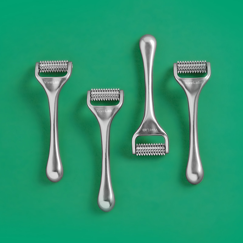 刺激頭皮循環&吸收～韓國 ViveLab Needle Roller 專業頭皮微針滾輪