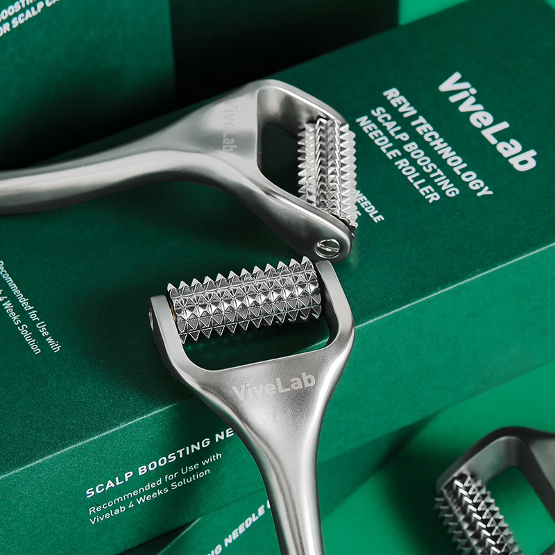 刺激頭皮循環&吸收～韓國 ViveLab Needle Roller 專業頭皮微針滾輪