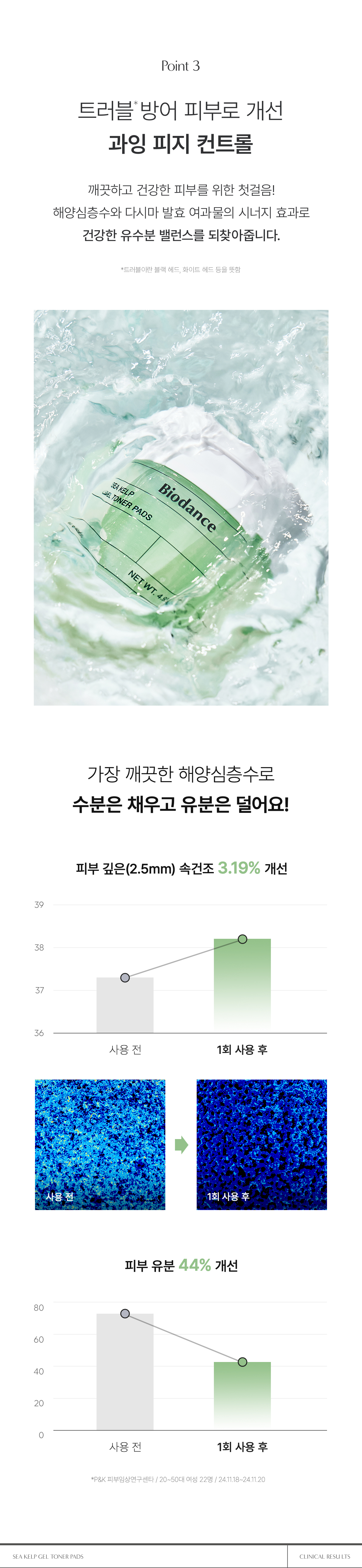 韓國 比CICA強5倍鎮靜力~Biodance Sea Kelp Gel Toner Pads 💚海藻深層滋養舒緩減紅收毛孔水凝膠爽膚濕敷棉片 - 60片裝