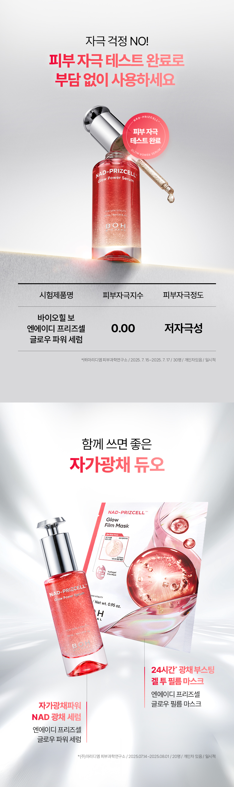 7天見證科研級NAD抗老亮肌 韓國Bio Heal BOH NAD Prizcell Glow Power Serum 99%高純度NAD膠囊 X 煥彩光澤精華 - 30ml