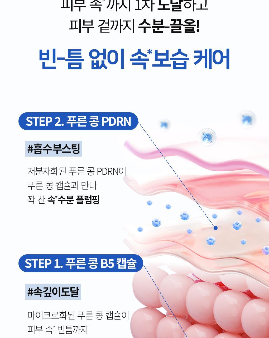 120小時持續保濕~韓國 Bring Green Blue Bean B5-PDRN Mild Cream 藍豆B5微膠囊 X PDRN 溫和保濕面霜 - 100ml