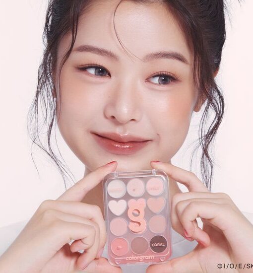 【25年新版】 韓國 Colorgram 💗 Pin Point Eyeshadow Palette 12色心心計算機眼影盤 - 多色選擇