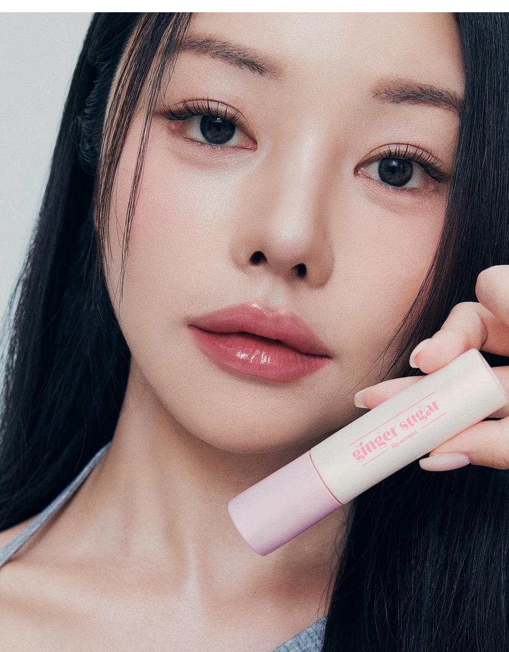 保濕＋靚色～韓國 etude Ginger Sugar Lip Serum 薑糖保濕水亮唇精華 - 7色選擇