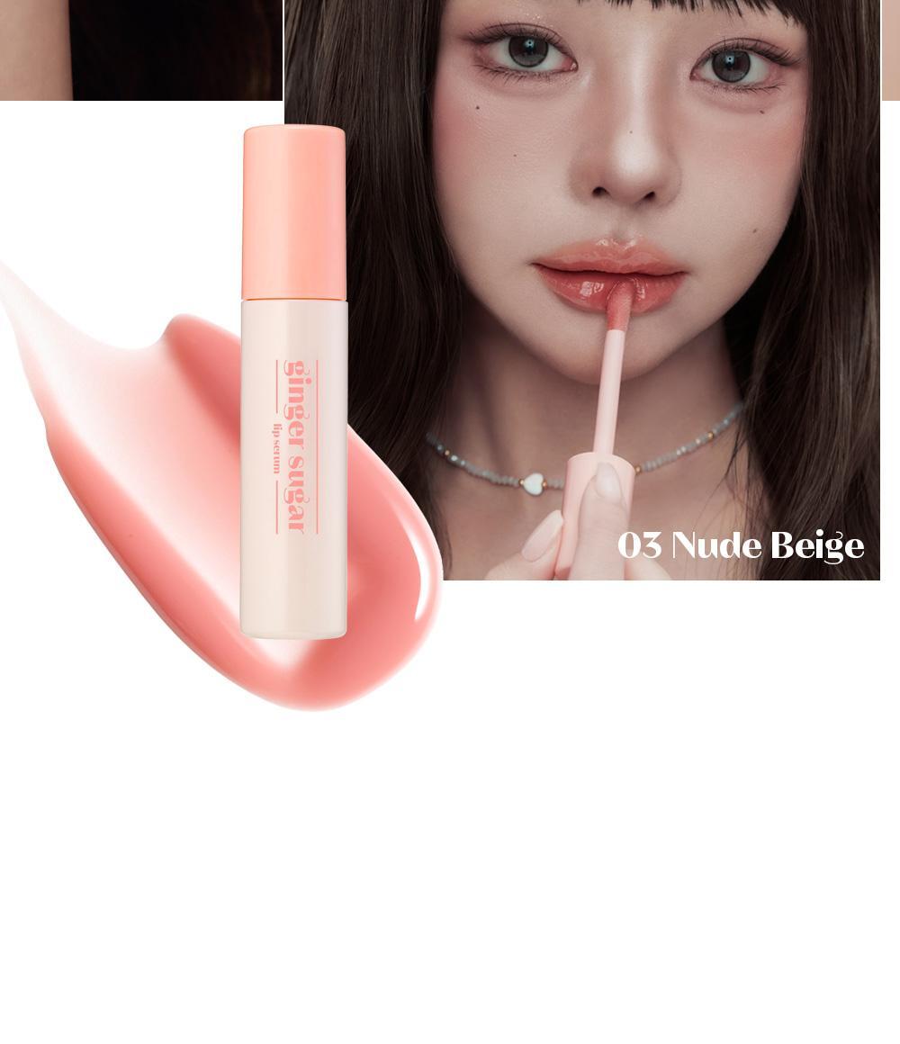 保濕＋靚色～韓國 etude Ginger Sugar Lip Serum 薑糖保濕水亮唇精華 - 7色選擇