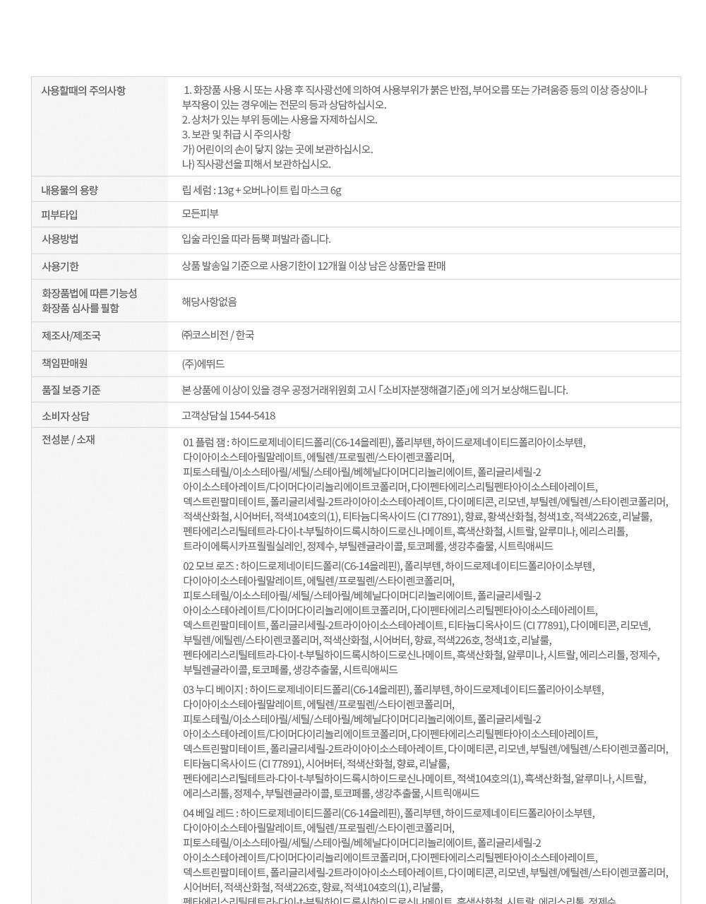 保濕＋靚色～韓國 etude Ginger Sugar Lip Serum 薑糖保濕水亮唇精華 - 7色選擇