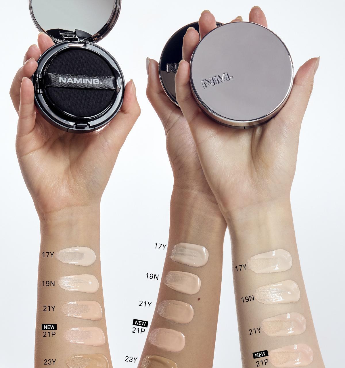 🏆GlowPick No.1~韓國 Naming. Layered Fit Cushion SPF50+ PA+++ 持久清透柔光氣墊粉底 - 5色選擇