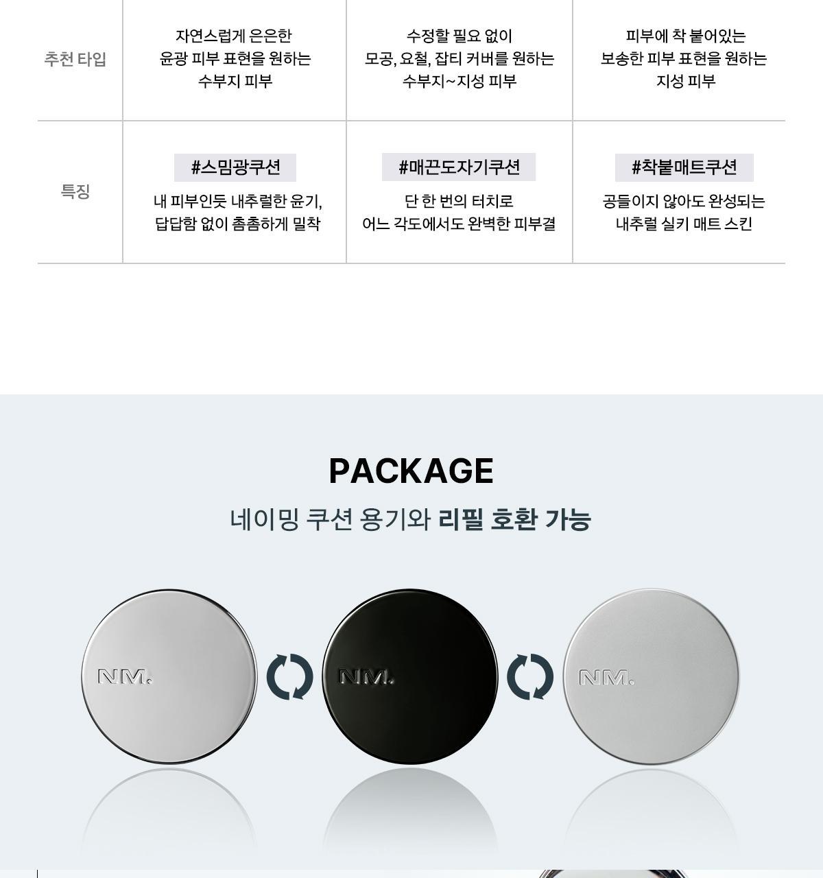 🏆GlowPick No.1~韓國 Naming. Layered Fit Cushion SPF50+ PA+++ 持久清透柔光氣墊粉底 - 5色選擇