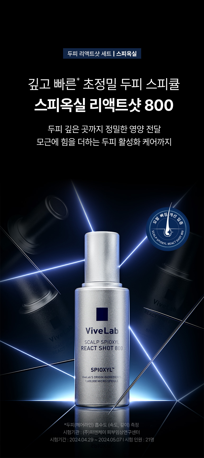 【強效防脫去油 深入呵護頭皮八層】☆皇牌組合☆ 韓國 ViveLab Active Biotin Peptide Solution Scalp 3 Step Set 生物素胜肽3步全面強效深層滋養防脫護理組合