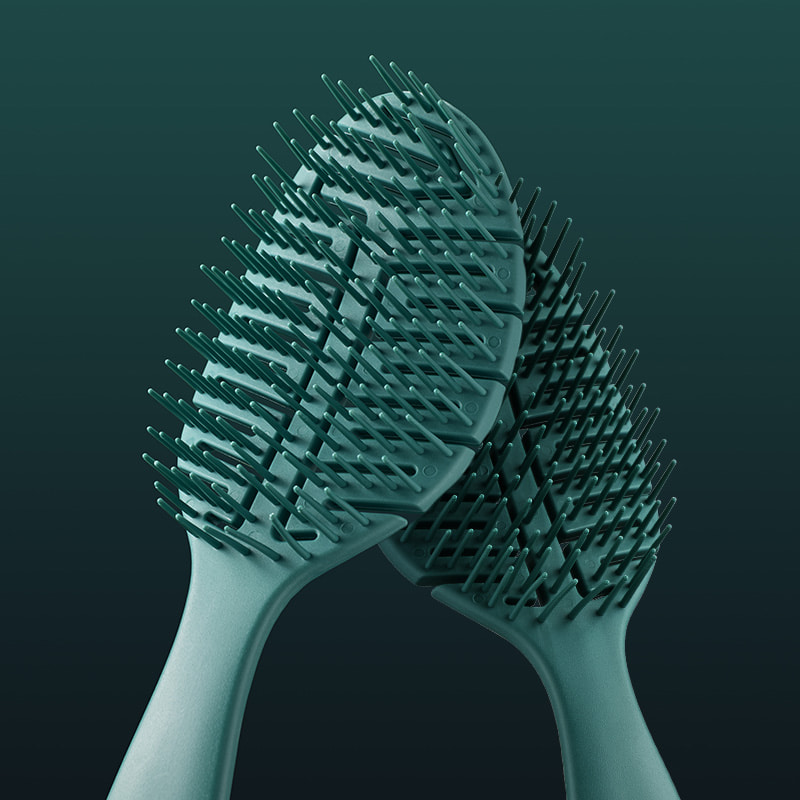 韓國 ViveLab Scalp & Volume Care Brush 輕盈蓬鬆髮根順髮絲彈性梳