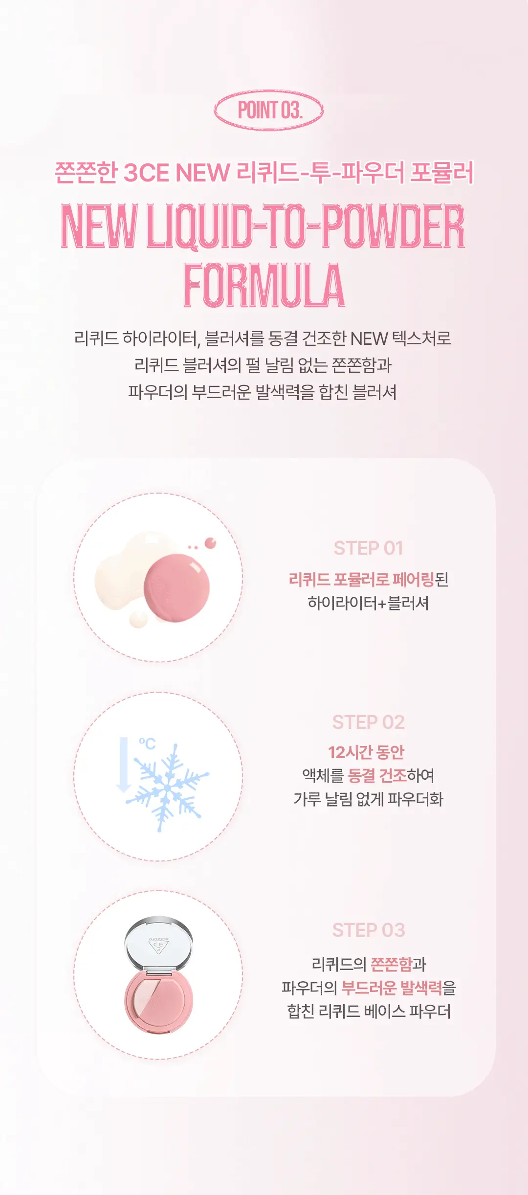 3D立體蘋果肌妝感~韓國 3CE Blushighter 胭脂 X 高光 2合1綜合盤 - 7色選擇