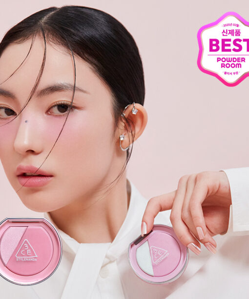 3D立體蘋果肌妝感~韓國 3CE Blushighter 胭脂 X 高光 2合1綜合盤 - 7色選擇