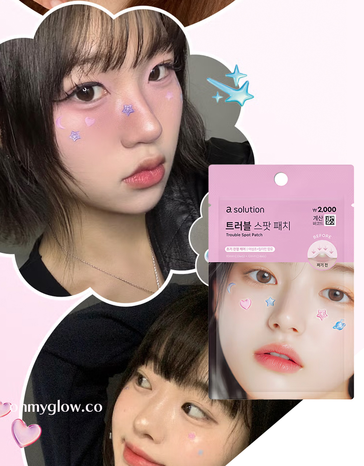 暗瘡Sticker Patch~ 韓國 Daiso X A Solution Trouble Spot Patch 舒緩痘痘暗瘡貼 - 57片裝 暗瘡Sticker Patch~ 韓國 Daiso X A Solution Trouble Spot Patch 舒緩痘痘暗瘡貼 - 57片裝