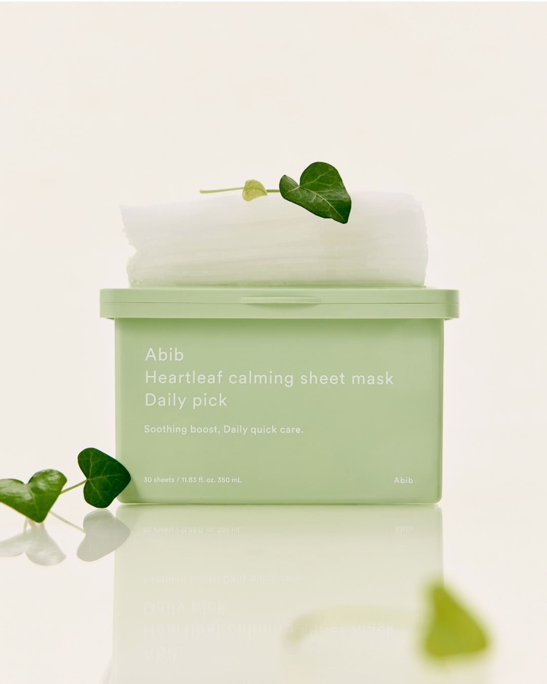 只需60秒速效護理~ABIB Sheet Mask Daily Pick 日用早安面膜 (#Heartleaf Calming 魚腥草舒緩鎮靜) 一盒30片裝 - 3種選擇