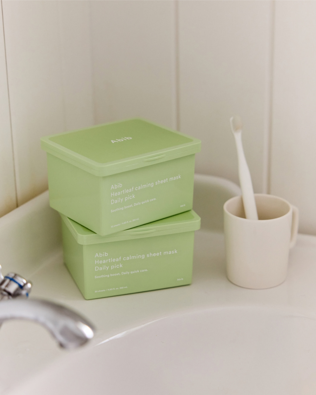 只需60秒速效護理~ABIB Sheet Mask Daily Pick 日用早安面膜 (#Heartleaf Calming 魚腥草舒緩鎮靜) 一盒30片裝 - 3種選擇