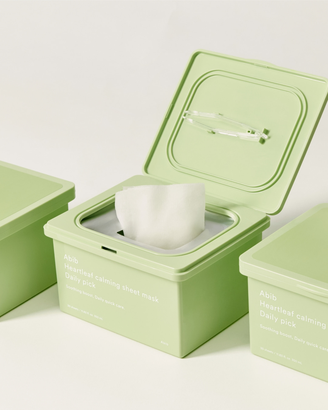 只需60秒速效護理~ABIB Sheet Mask Daily Pick 日用早安面膜 (#Heartleaf Calming 魚腥草舒緩鎮靜) 一盒30片裝 - 3種選擇