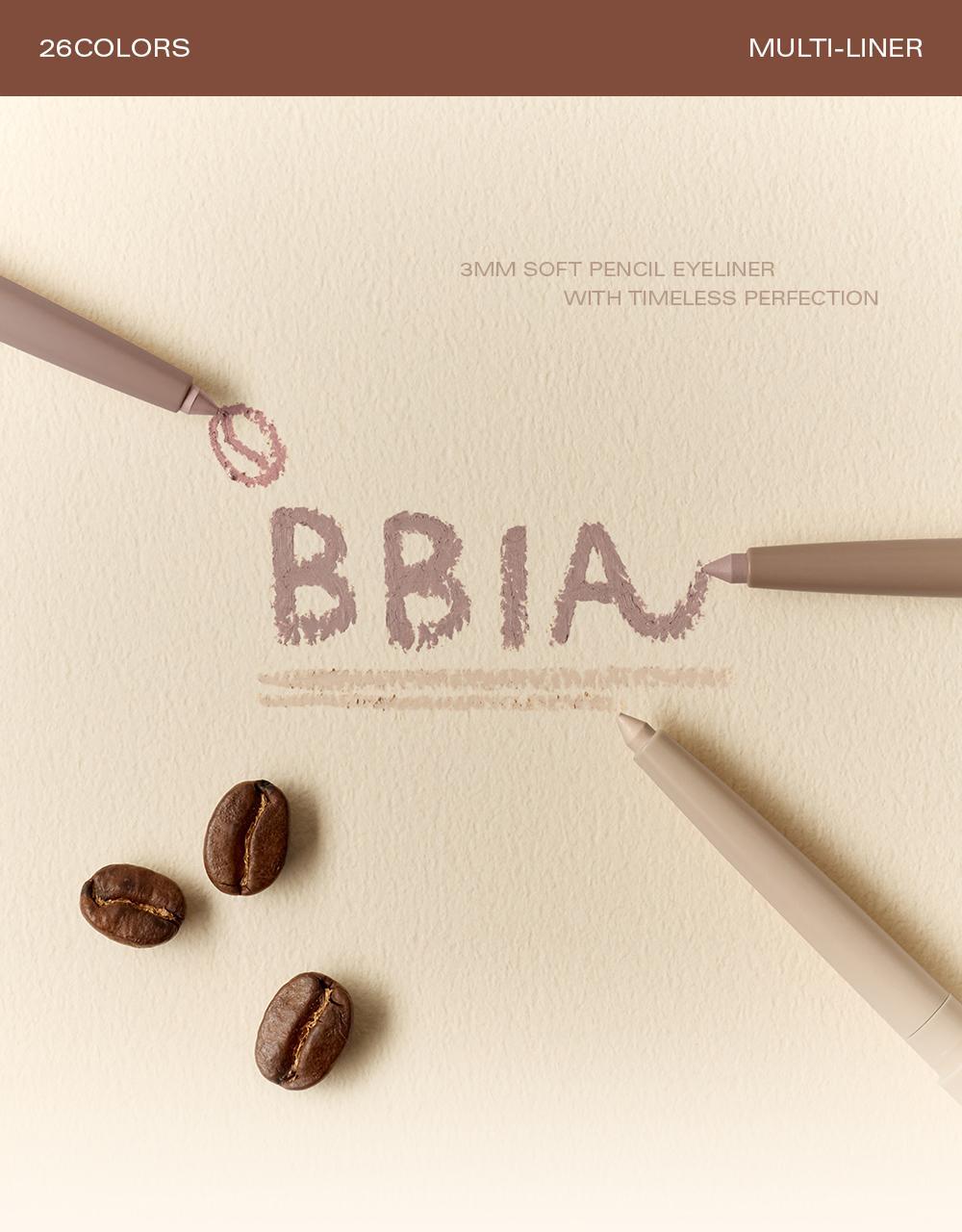 新色入! 4年GlowPick No.1🏆 韓國BBIA Last Auto Gel Eyeliner (NEW) 多用途眼影卧蠶眼線膠筆(#01-27) - 27色選擇