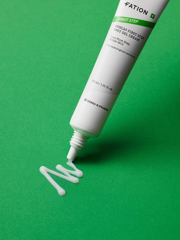 韓國 東亞藥廠研發～Daiso X Fation Nosca9 First Step Spot Gel Cream 抗炎淨痘第一步凝膠面霜 - 30ml