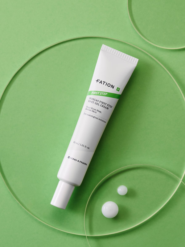 韓國 東亞藥廠研發～Daiso X Fation Nosca9 First Step Spot Gel Cream 抗炎淨痘第一步凝膠面霜 - 30ml