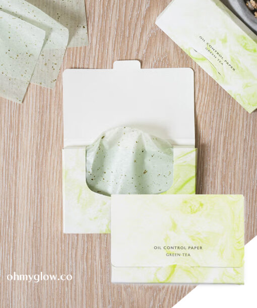韓國Daiso Green Tea Oil Control Paper 綠茶吸油面紙 50片裝