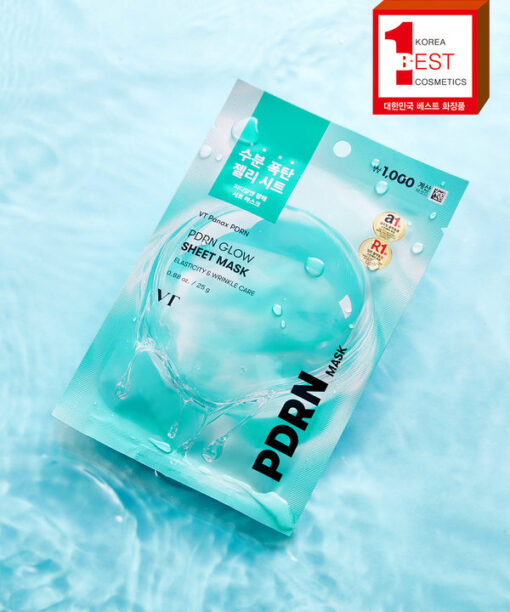 韓國 Daiso X VT Panax PDRN Glow Sheet Mask 山蔘PDRN水潤光彩水凝果凍面膜