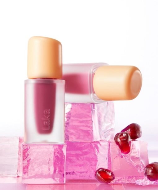 GlowPick🏆 韓國 Laka Fruity Glam Tint Mini 果汁水光鏡面純素唇釉迷你版 - 50色選擇