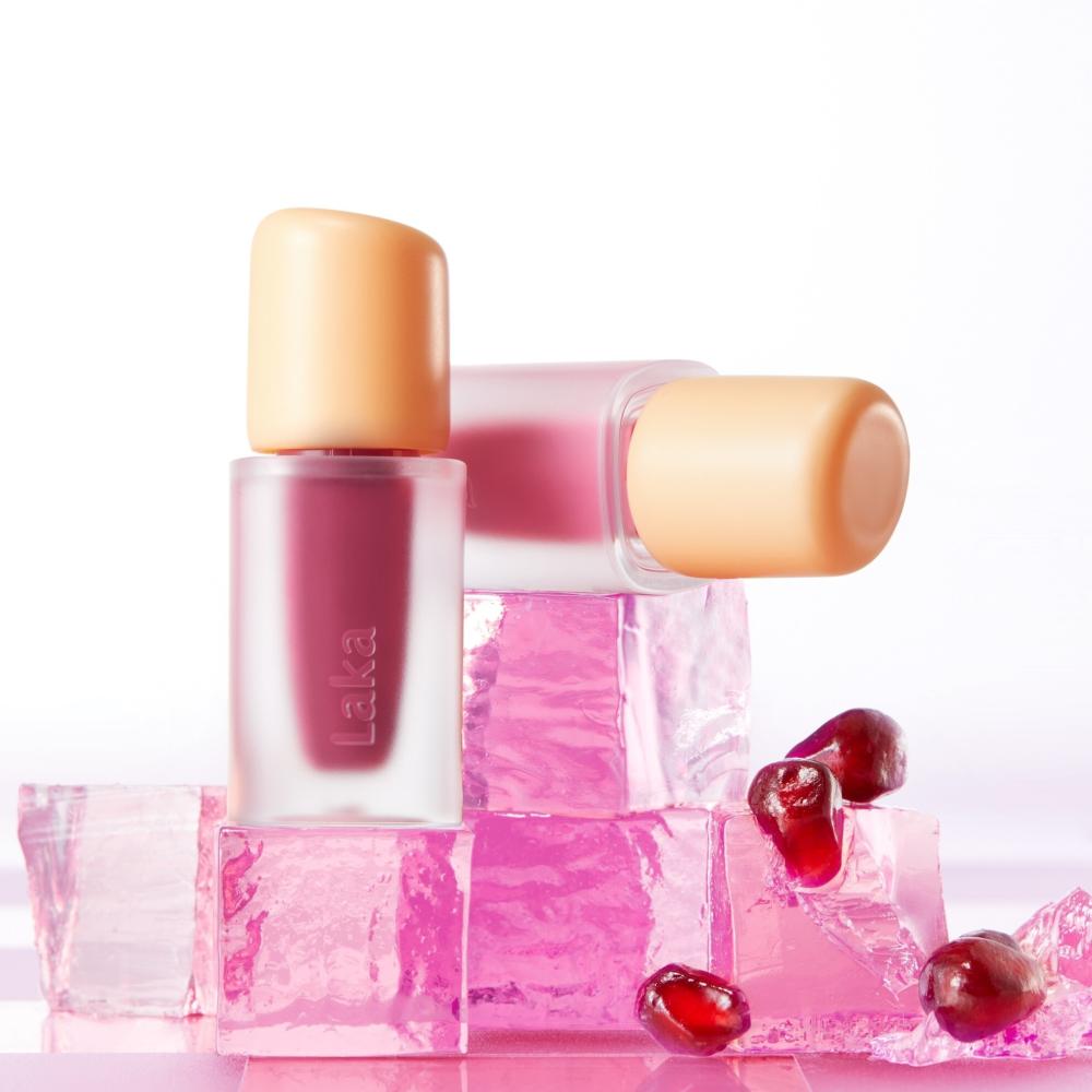 GlowPick🏆 韓國 Laka Fruity Glam Tint Mini 果汁水光鏡面純素唇釉迷你版 - 50色選擇