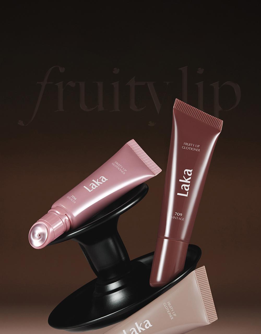 韓國 Laka Fruity Lip Glotioner 冬甩🍩果汁豐盈護唇潤唇霜(#701-710) - 10色選擇