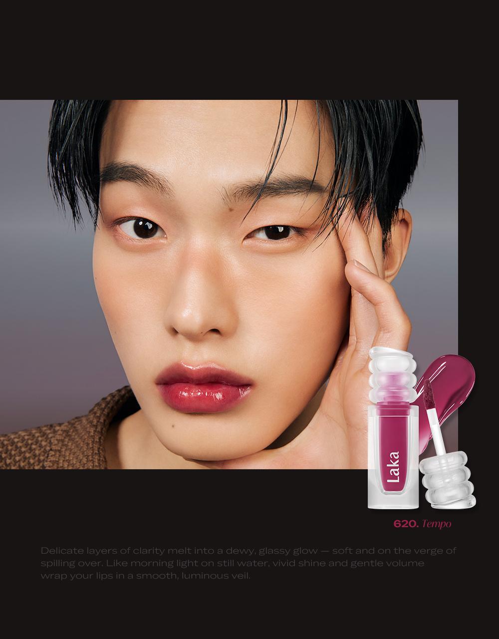 極緻光澤✨順滑不黏唇～韓國 Laka Maxi Glayer Tint 爆水光清透鏡面水潤唇釉(#601-602) - 20色選擇