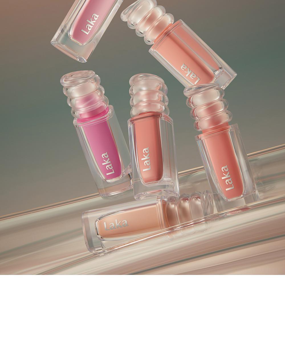 極緻光澤✨順滑不黏唇～韓國 Laka Maxi Glayer Tint 爆水光清透鏡面水潤唇釉(#601-602) - 20色選擇