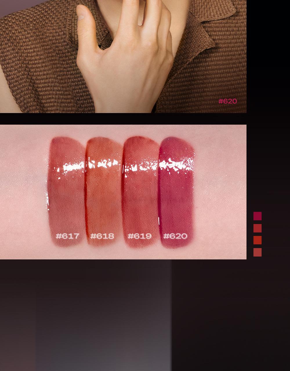 極緻光澤✨順滑不黏唇～韓國 Laka Maxi Glayer Tint 爆水光清透鏡面水潤唇釉(#601-602) - 20色選擇