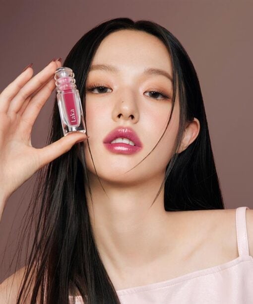 極緻光澤✨順滑不黏唇～韓國 Laka Maxi Glayer Tint 爆水光清透鏡面水潤唇釉(#601-602) - 20色選擇