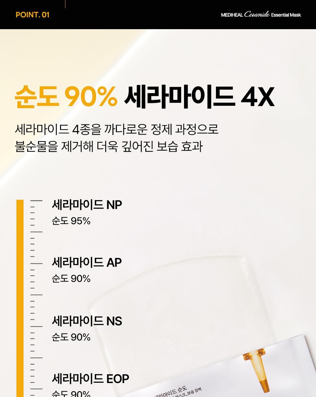 【OY 限量10片送1片】銷量王🏆 韓國 MEDIHEAL Essential Mask Pack 10+1 Sheets 皇牌得奬精華面膜 (Madecassoside / Rose PDRN/ Tea Tree/ Hyaluronic Acid/ Collagen/ Vitamin/ Ceramide) - 7種選擇