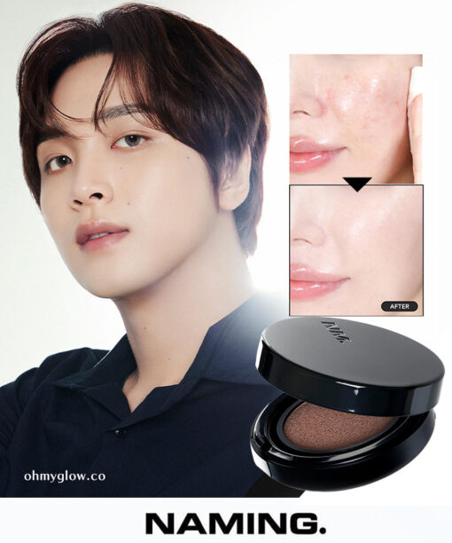 韓國 【新升級版】NAMING X Jinyaa Zero Gravity Cover Cushion SPF40 PA++ 零重力零厚重完美遮蓋遮毛孔半霧面氣墊粉底 - 7色選擇