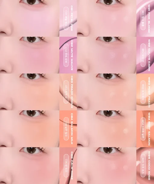 【大熱Concealer Brush】韓國 About Tone Skin Layer Fit Blusher 遮瑕質地高貼服持色液態胭脂 (Cover Fit 半霧面/ Water Fit半光澤) - 16色選擇